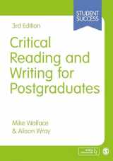 9781412961820-1412961823-Critical Reading and Writing for Postgraduates (Student Success)