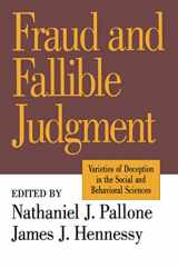 9781560008132-156000813X-Fraud and Fallible Judgement: Deception in the Social and Behavioural Sciences (Archaeology)