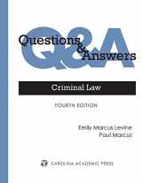 9781531012403-153101240X-Questions & Answers: Criminal Law (Questions & Answers Series)