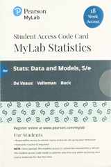 9780135834800-0135834805-Stats: Data and Models -- MyLab Statistics with Pearson eText Access Code