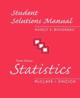 9780131498211-0131498215-Student Solutions Manual: Statistics, 10th Edition