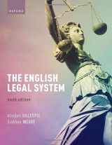 9780198889632-0198889631-The English Legal System 9th Edition