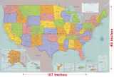 9781441336156-144133615X-Extra-large USA Laminated Wall Map - 45'' high x 67'' wide