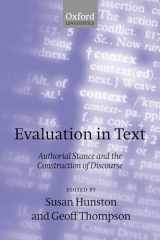 9780198299868-0198299869-Evaluation in Text: Authorial Stance and the Construction of Discourse (Oxford Linguistics)