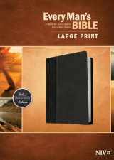 9781496409133-1496409132-Every Man's Bible NIV, Large Print, TuTone (LeatherLike, Onyx/Black) – Study Bible for Men with Study Notes, Book Introductions, and 44 Charts