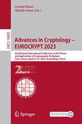 9783031306167-3031306163-Advances in Cryptology – EUROCRYPT 2023: 42nd Annual International Conference on the Theory and Applications of Cryptographic Techniques, Lyon, ... Part II (Lecture Notes in Computer Science)