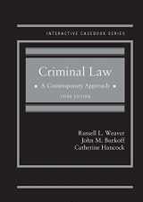 9781683289470-1683289471-Criminal Law: A Contemporary Approach (Interactive Casebook Series)