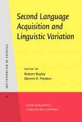 9789027241221-9027241228-Second Language Acquisition and Linguistic Variation (Studies in Bilingualism)