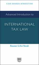 9781781952313-1781952310-Advanced Introduction to International Tax Law (Elgar Advanced Introductions series)