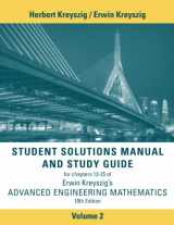 9781118266700-1118266706-Advanced Engineering Mathematics, 10e Student Solutions Manual and Study Guide, Volume 2: Chapters 13 - 25 (Advanced Engineering Mathematics, 2)