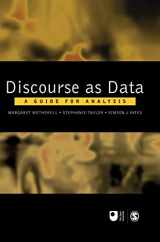 9780761971573-0761971572-Discourse as Data: A Guide for Analysis (Published in association with The Open University)