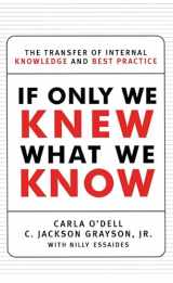 9781451697575-1451697570-If Only We Knew What We Know: The Transfer of Internal Knowledge and Best Practice