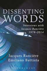 9781623566197-1623566193-Dissenting Words: Interviews with Jacques Rancière