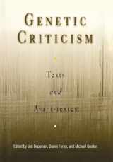 9780812237771-0812237773-Genetic Criticism: Texts and Avant-textes (Material Texts)