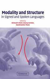 9780521803854-0521803853-Modality and Structure in Signed and Spoken Languages