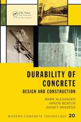 9781482237252-1482237253-Durability of Concrete: Design and Construction (Modern Concrete Technology)
