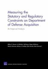 9780833041760-0833041762-Measuring the Statutory and Regulatory Constraints on Department of Defense Acquisition: An Empirical Analysis