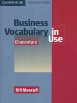 9780521606219-0521606217-Business Vocabulary in Use Elementary