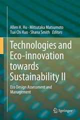 9789811311956-9811311951-Technologies and Eco-innovation towards Sustainability II: Eco Design Assessment and Management