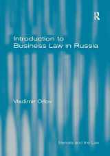 9780754677550-0754677559-Introduction to Business Law in Russia (Markets and the Law)