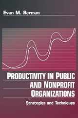 9780761910312-076191031X-Productivity in Public and Non Profit Organizations: Strategies and Techniques