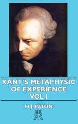 9781406726916-1406726915-Kant's Metaphysic of Experience (1)