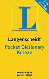 9783468981371-3468981376-Langenscheidt Pocket Dictionary Korean (Langenscheidt Pocket Dictionaries)