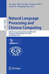 9783030322359-3030322351-Natural Language Processing and Chinese Computing: 8th CCF International Conference, NLPCC 2019, Dunhuang, China, October 9–14, 2019, Proceedings, Part II (Lecture Notes in Computer Science, 11839)