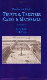 9780406985866-0406985863-Maudsley & Burn's Trusts and Trustees: Cases and Materials