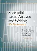 9781634606219-1634606213-Successful Legal Analysis and Writing: The Fundamentals (Coursebook)