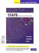9780321782700-0321782704-Stats: Data and Models, Books a la Carte Plus MSL -- Access Card Package (3rd Edition)