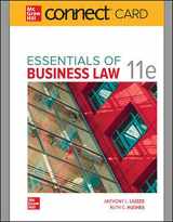9781264126460-1264126468-Connect Access Card for Essentials of Business Law 11e