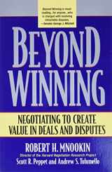 9780674012318-0674012313-Beyond Winning: Negotiating to Create Value in Deals and Disputes