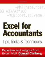 9781932925012-1932925015-Excel for Accountants: Tips, Tricks & Techniques