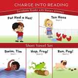 9781955947220-1955947228-Charge into Reading Decodable Books (Stage 1): 5 Short Vowel Decodable Readers to Help Kindergarten and First Grade Beginning Readers Learn to Read (One Short Vowel Sound Per Book)