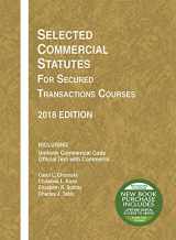 9781640209527-1640209522-Selected Commercial Statutes for Secured Transactions Courses, 2018 (Selected Statutes)