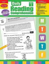 9781629384740-1629384747-Evan-Moor Daily Reading Comprehension, Grade 1 - Homeschooling & Classroom Resource Workbook, Reproducible Worksheets, Teaching Edition, Fiction and Nonfiction, Lesson Plans, Test Prep