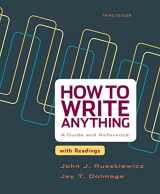 9781457667039-1457667037-How to Write Anything with Readings: A Guide and Reference