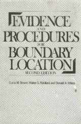 9780471083825-0471083828-Evidence and Procedures for Boundary Location