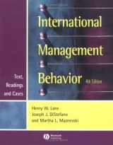 9780631218319-0631218319-International Management Behavior: Text, Readings and Cases