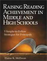 9780761975793-0761975799-Raising Reading Achievement in Middle and High Schools: Five Simple-to-Follow Strategies for Principals