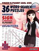 9783864691041-3864691044-36 Word Search Puzzles with the American Sign Language Alphabet: Adjectives (Fingeralphabet Cool Kids)