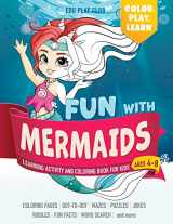 9788412468342-8412468341-Fun with MERMAIDS: Learning Activity and Coloring Book for Kids Ages 4-8: Coloring, dot-to-dot, mazes, puzzles, jokes and facts about ocean life (Color, Play, Learn)