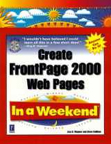 9780761519294-0761519297-Create Frontpage 2000 Web Pages in a Weekend