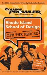 9781427401182-1427401187-Rhode Island School of Design (RISD): Off the Record - College Prowler (College Prowler Off the Record)