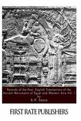 9781511595070-1511595078-Records of the Past, English Translations of the Ancient Monuments of Egypt and Western Asia Vol. I