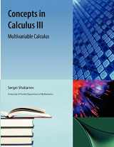 9781616101626-1616101628-Concepts in Calculus III