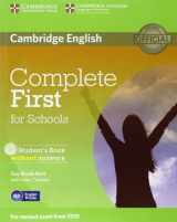 9781107675162-1107675162-Complete First for Schools Student's Book without Answers with CD-ROM