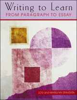 9780072307559-0072307552-Writing to Learn: From Paragraph to Essay