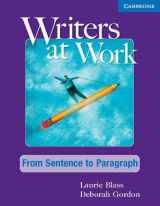 9781107457645-1107457645-Writers at Work: From Sentence to Paragraph Student's Book and Writing Skills Interactive Pack